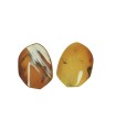 Minimal geometric mustard yellow earrings