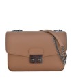 LOET Leather chain bag- Tan brown