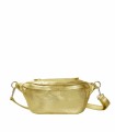LOET Δερμάτινη τσάντα μέσης - (Κίτρινο) Χρυσό