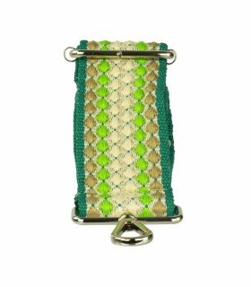 LOET Green webbing bag strap- Silver